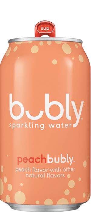 bubly Peach logo