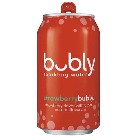 bubly Strawberry logo