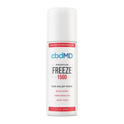 cbdMD CBD Freeze Roller 300 mg logo