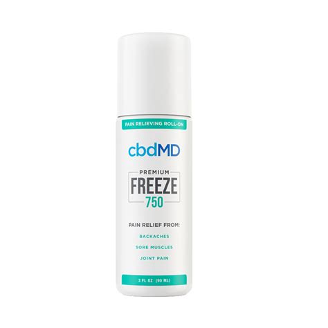 cbdMD CBD Freeze Roller 750 mg logo