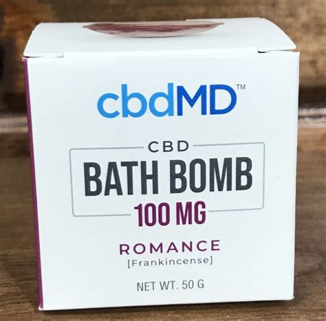 cbdMD CBD Rejuvenate Bath Bomb 100 mg logo