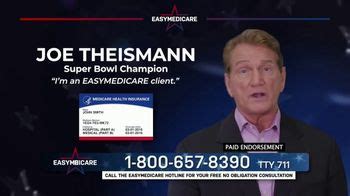 easyMedicare.com TV Spot, 'Stay Tuned: Annual Enrollment Period' Featuring Joe Theismann featuring Joe Theismann