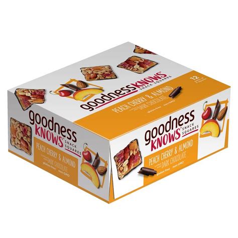 goodnessKNOWS Peach, Cherry, Almond tv commercials