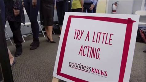 goodnessKNOWS TV Spot, 'Try Acting' created for goodnessKNOWS