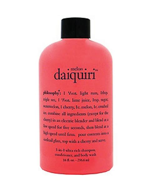 philosophy Melon Daquiri Shampoo, Shower Gel and Bubble Bath