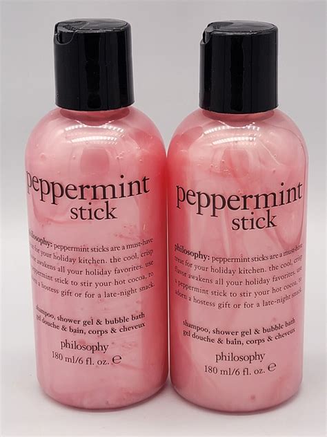 philosophy Peppermint Stick Shampoo, Shower Gel and Bubble Bath logo