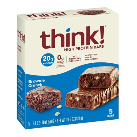 think! High Protein Bar Brownie Crunch logo